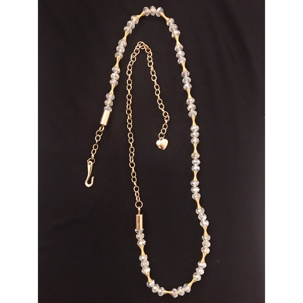 Gold belt with beads